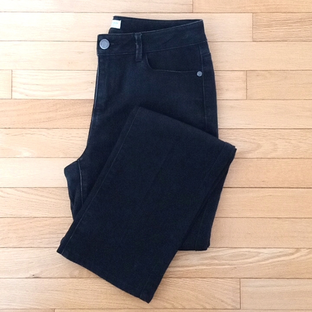 Woman's 6 Black Coldwater Creek Boot Cut (slight) Jeans